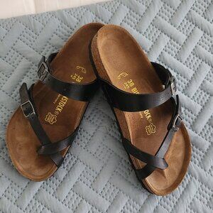 Birkenstock sandals Dark gray Never worn size 38